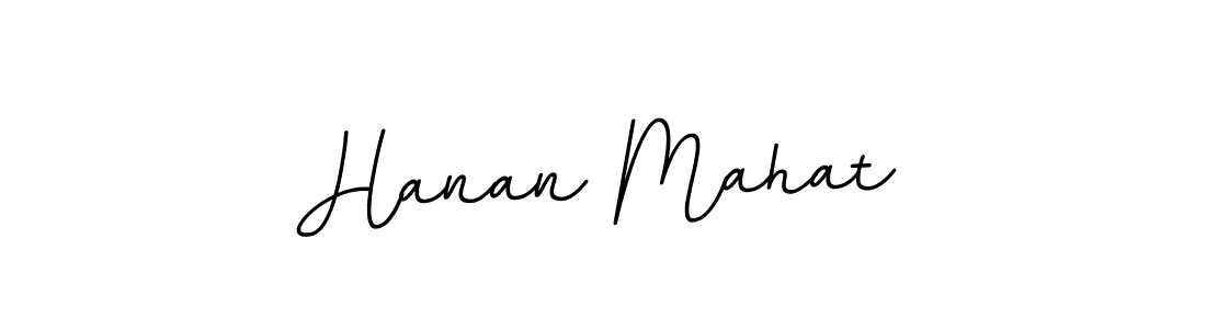 Design your own signature with our free online signature maker. With this signature software, you can create a handwritten (BallpointsItalic-DORy9) signature for name Hanan Mahat. Hanan Mahat signature style 11 images and pictures png