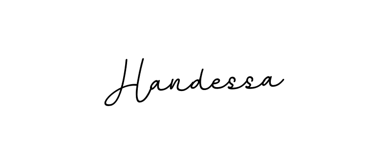 The best way (BallpointsItalic-DORy9) to make a short signature is to pick only two or three words in your name. The name Handessa include a total of six letters. For converting this name. Handessa signature style 11 images and pictures png