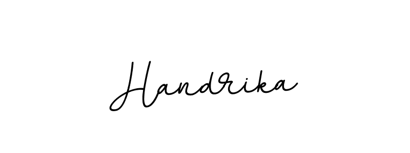 Make a beautiful signature design for name Handrika. With this signature (BallpointsItalic-DORy9) style, you can create a handwritten signature for free. Handrika signature style 11 images and pictures png