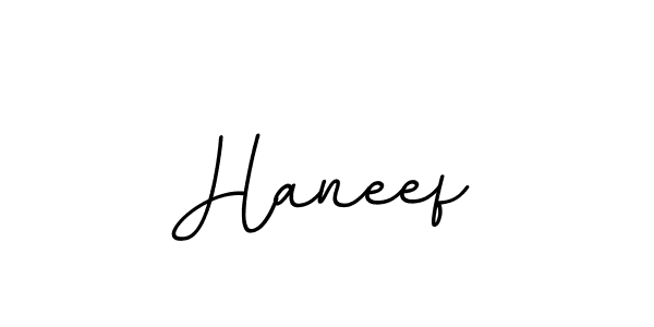 Haneef stylish signature style. Best Handwritten Sign (BallpointsItalic-DORy9) for my name. Handwritten Signature Collection Ideas for my name Haneef. Haneef signature style 11 images and pictures png