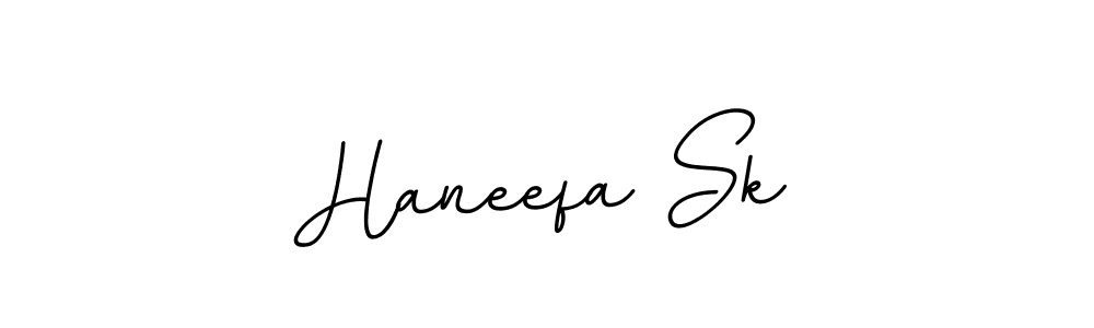 Make a beautiful signature design for name Haneefa Sk. With this signature (BallpointsItalic-DORy9) style, you can create a handwritten signature for free. Haneefa Sk signature style 11 images and pictures png