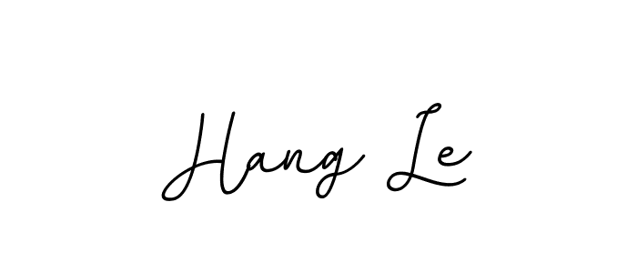 Hang Le stylish signature style. Best Handwritten Sign (BallpointsItalic-DORy9) for my name. Handwritten Signature Collection Ideas for my name Hang Le. Hang Le signature style 11 images and pictures png