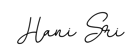 Generate high-definition signature styles for Hani Sri. The BallpointsItalic-DORy9 typeface ensures crisp legibility and sophisticated design. Hani Sri signature style 11 images and pictures png