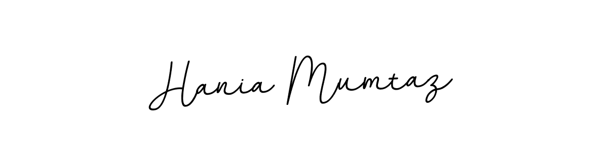 Make a beautiful signature design for name Hania Mumtaz. With this signature (BallpointsItalic-DORy9) style, you can create a handwritten signature for free. Hania Mumtaz signature style 11 images and pictures png