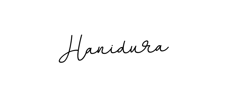 Use a signature maker to create a handwritten signature online. With this signature software, you can design (BallpointsItalic-DORy9) your own signature for name Hanidura. Hanidura signature style 11 images and pictures png