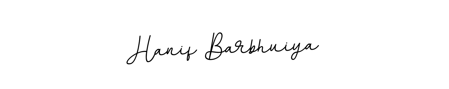 Make a beautiful signature design for name Hanif Barbhuiya. Use this online signature maker to create a handwritten signature for free. Hanif Barbhuiya signature style 11 images and pictures png