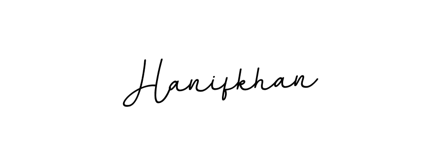 Also we have Hanifkhan name is the best signature style. Create professional handwritten signature collection using BallpointsItalic-DORy9 autograph style. Hanifkhan signature style 11 images and pictures png