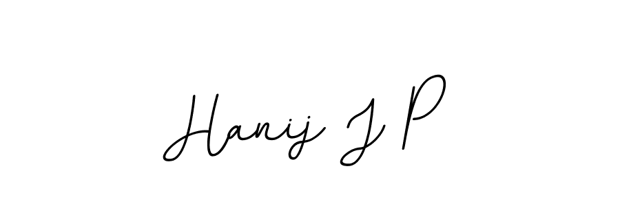 Also You can easily find your signature by using the search form. We will create Hanij J P name handwritten signature images for you free of cost using BallpointsItalic-DORy9 sign style. Hanij J P signature style 11 images and pictures png