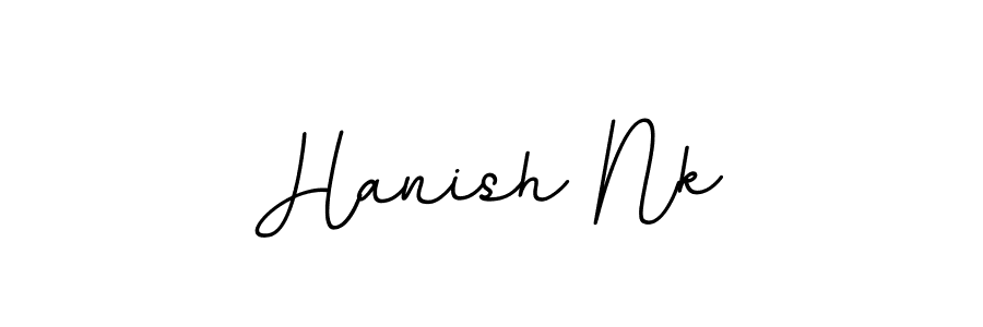 You should practise on your own different ways (BallpointsItalic-DORy9) to write your name (Hanish Nk) in signature. don't let someone else do it for you. Hanish Nk signature style 11 images and pictures png