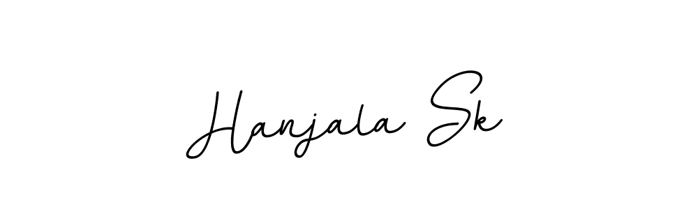 Design your own signature with our free online signature maker. With this signature software, you can create a handwritten (BallpointsItalic-DORy9) signature for name Hanjala Sk. Hanjala Sk signature style 11 images and pictures png