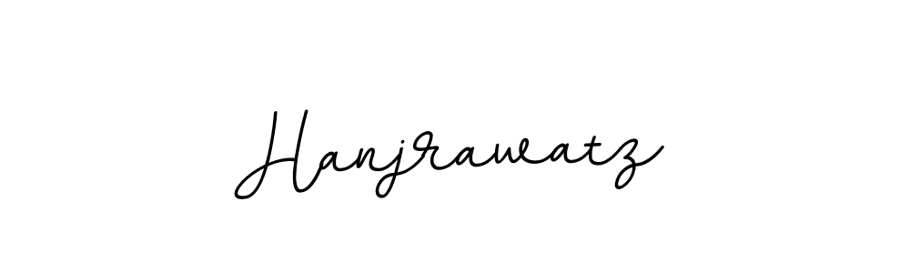 You should practise on your own different ways (BallpointsItalic-DORy9) to write your name (Hanjrawatz) in signature. don't let someone else do it for you. Hanjrawatz signature style 11 images and pictures png