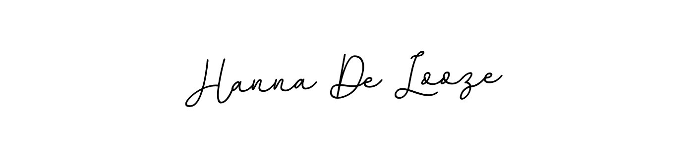 Design your own signature with our free online signature maker. With this signature software, you can create a handwritten (BallpointsItalic-DORy9) signature for name Hanna De Looze. Hanna De Looze signature style 11 images and pictures png
