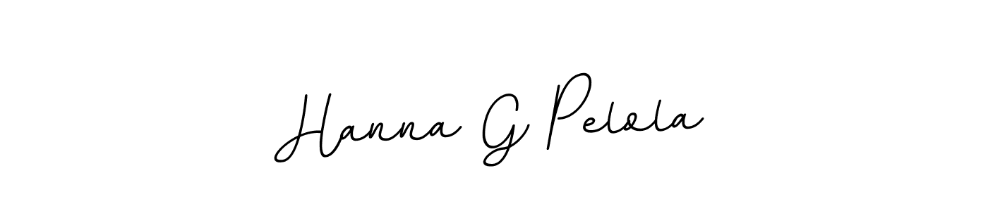 You should practise on your own different ways (BallpointsItalic-DORy9) to write your name (Hanna G Pelola) in signature. don't let someone else do it for you. Hanna G Pelola signature style 11 images and pictures png