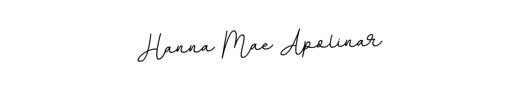 Also You can easily find your signature by using the search form. We will create Hanna Mae Apolinar name handwritten signature images for you free of cost using BallpointsItalic-DORy9 sign style. Hanna Mae Apolinar signature style 11 images and pictures png