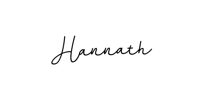 Make a beautiful signature design for name Hannath. With this signature (BallpointsItalic-DORy9) style, you can create a handwritten signature for free. Hannath signature style 11 images and pictures png
