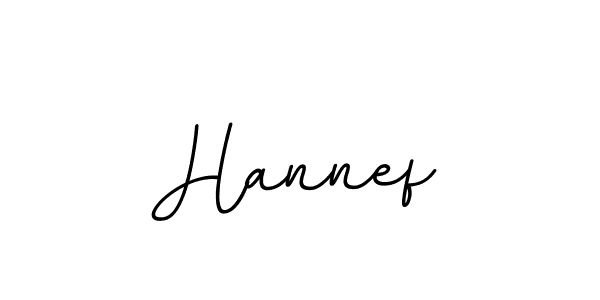Make a beautiful signature design for name Hannef. With this signature (BallpointsItalic-DORy9) style, you can create a handwritten signature for free. Hannef signature style 11 images and pictures png