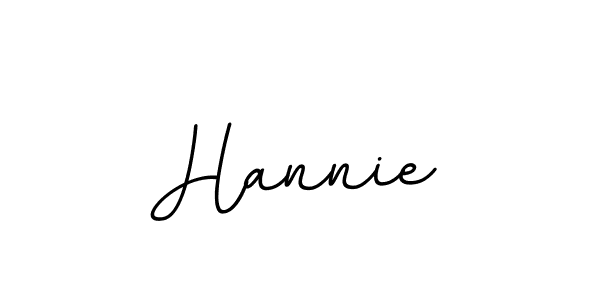 Hannie stylish signature style. Best Handwritten Sign (BallpointsItalic-DORy9) for my name. Handwritten Signature Collection Ideas for my name Hannie. Hannie signature style 11 images and pictures png