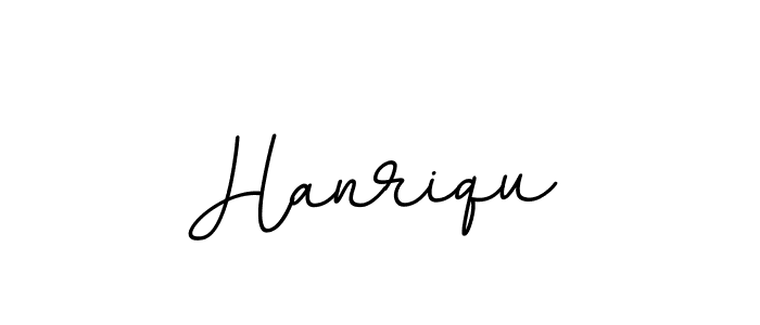 Design your own signature with our free online signature maker. With this signature software, you can create a handwritten (BallpointsItalic-DORy9) signature for name Hanriqu. Hanriqu signature style 11 images and pictures png