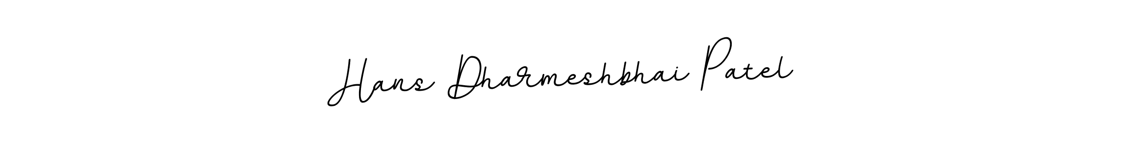 This is the best signature style for the Hans Dharmeshbhai Patel name. Also you like these signature font (BallpointsItalic-DORy9). Mix name signature. Hans Dharmeshbhai Patel signature style 11 images and pictures png