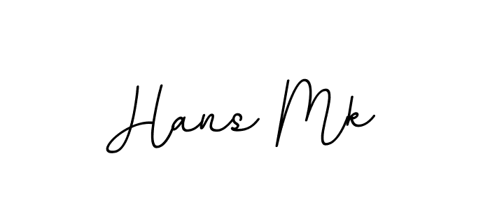 Hans Mk stylish signature style. Best Handwritten Sign (BallpointsItalic-DORy9) for my name. Handwritten Signature Collection Ideas for my name Hans Mk. Hans Mk signature style 11 images and pictures png