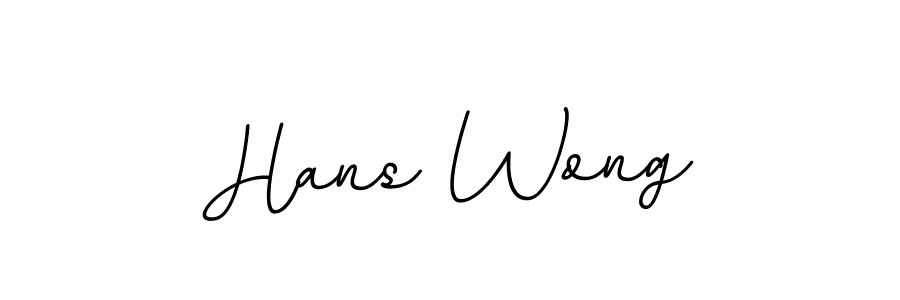Hans Wong stylish signature style. Best Handwritten Sign (BallpointsItalic-DORy9) for my name. Handwritten Signature Collection Ideas for my name Hans Wong. Hans Wong signature style 11 images and pictures png