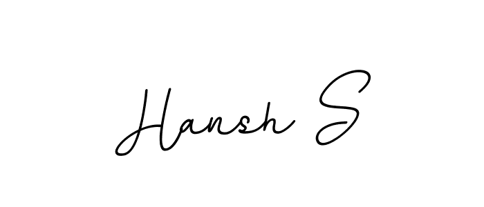 Here are the top 10 professional signature styles for the name Hansh S. These are the best autograph styles you can use for your name. Hansh S signature style 11 images and pictures png