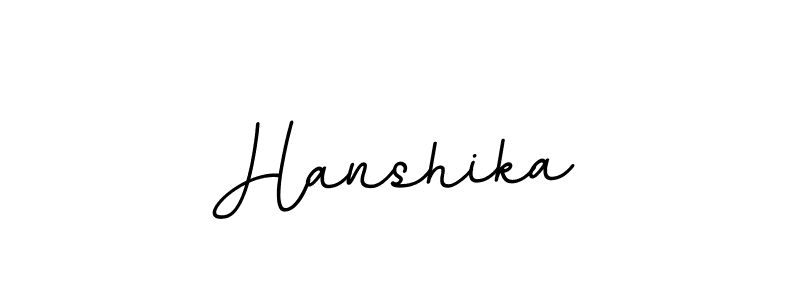 Make a beautiful signature design for name Hanshika. With this signature (BallpointsItalic-DORy9) style, you can create a handwritten signature for free. Hanshika signature style 11 images and pictures png