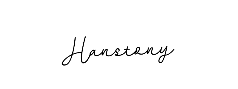 Create a beautiful signature design for name Hanstony. With this signature (BallpointsItalic-DORy9) fonts, you can make a handwritten signature for free. Hanstony signature style 11 images and pictures png