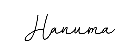 Transform the name Hanuma into a signature masterpiece using BallpointsItalic-DORy9 font. Ideal for photographers, artists, and creators looking for watermarks. Hanuma signature style 11 images and pictures png