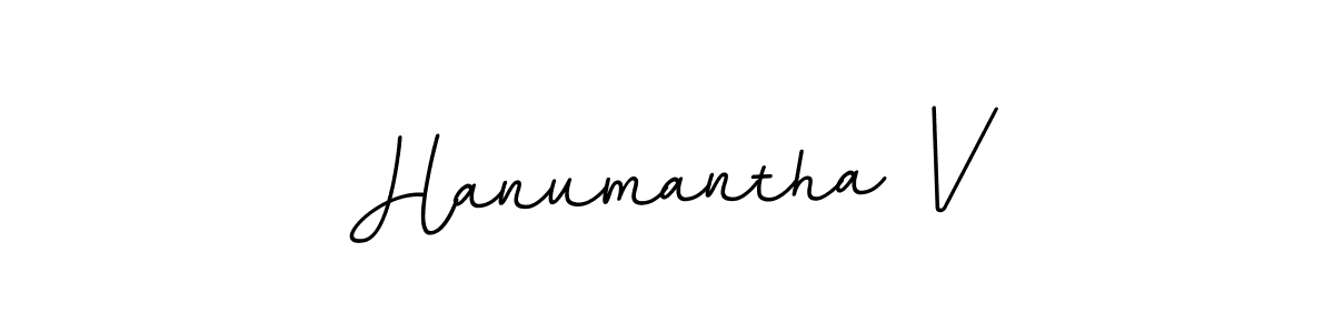 Design your own signature with our free online signature maker. With this signature software, you can create a handwritten (BallpointsItalic-DORy9) signature for name Hanumantha V. Hanumantha V signature style 11 images and pictures png