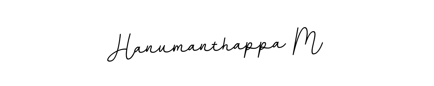 Create a beautiful signature design for name Hanumanthappa M. With this signature (BallpointsItalic-DORy9) fonts, you can make a handwritten signature for free. Hanumanthappa M signature style 11 images and pictures png