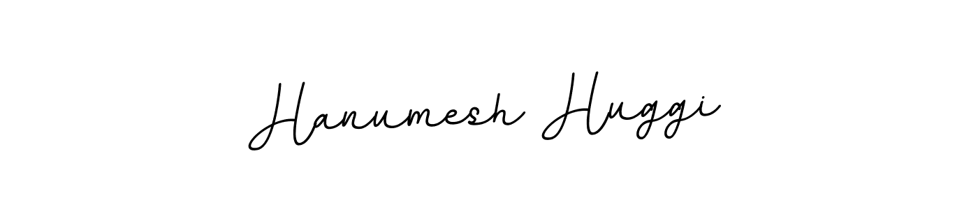 Use a signature maker to create a handwritten signature online. With this signature software, you can design (BallpointsItalic-DORy9) your own signature for name Hanumesh Huggi. Hanumesh Huggi signature style 11 images and pictures png