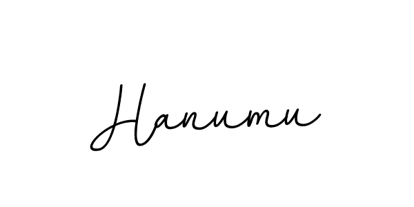 Hanumu stylish signature style. Best Handwritten Sign (BallpointsItalic-DORy9) for my name. Handwritten Signature Collection Ideas for my name Hanumu. Hanumu signature style 11 images and pictures png