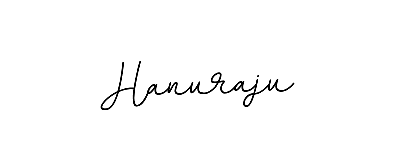 How to make Hanuraju name signature. Use BallpointsItalic-DORy9 style for creating short signs online. This is the latest handwritten sign. Hanuraju signature style 11 images and pictures png