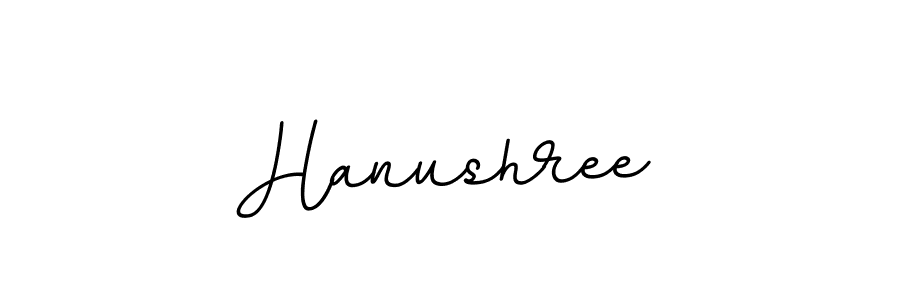 How to make Hanushree name signature. Use BallpointsItalic-DORy9 style for creating short signs online. This is the latest handwritten sign. Hanushree signature style 11 images and pictures png