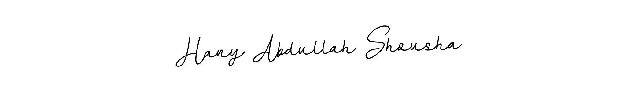 It looks lik you need a new signature style for name Hany Abdullah Shousha. Design unique handwritten (BallpointsItalic-DORy9) signature with our free signature maker in just a few clicks. Hany Abdullah Shousha signature style 11 images and pictures png