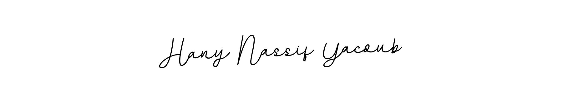 Similarly BallpointsItalic-DORy9 is the best handwritten signature design. Signature creator online .You can use it as an online autograph creator for name Hany Nassif Yacoub. Hany Nassif Yacoub signature style 11 images and pictures png