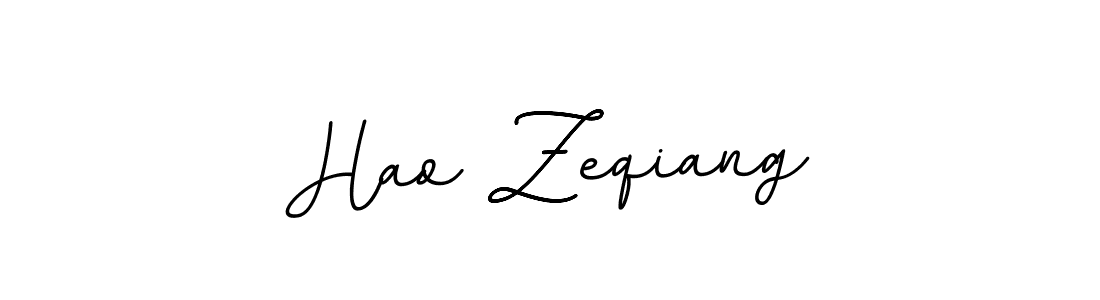 Make a beautiful signature design for name Hao Zeqiang. With this signature (BallpointsItalic-DORy9) style, you can create a handwritten signature for free. Hao Zeqiang signature style 11 images and pictures png