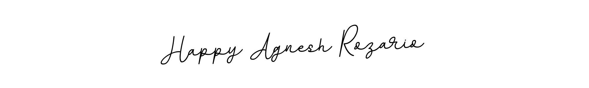 How to make Happy Agnesh Rozario name signature. Use BallpointsItalic-DORy9 style for creating short signs online. This is the latest handwritten sign. Happy Agnesh Rozario signature style 11 images and pictures png