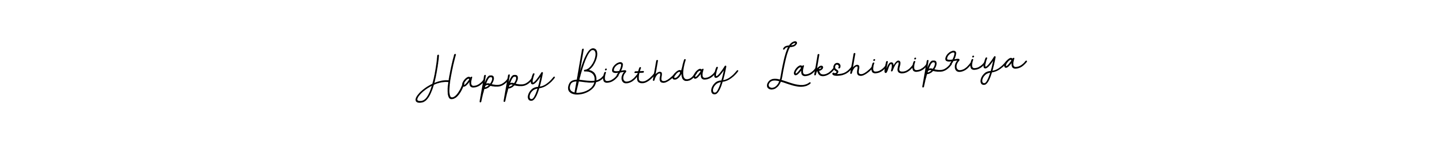 Design your own signature with our free online signature maker. With this signature software, you can create a handwritten (BallpointsItalic-DORy9) signature for name Happy Birthday  Lakshimipriya. Happy Birthday  Lakshimipriya signature style 11 images and pictures png