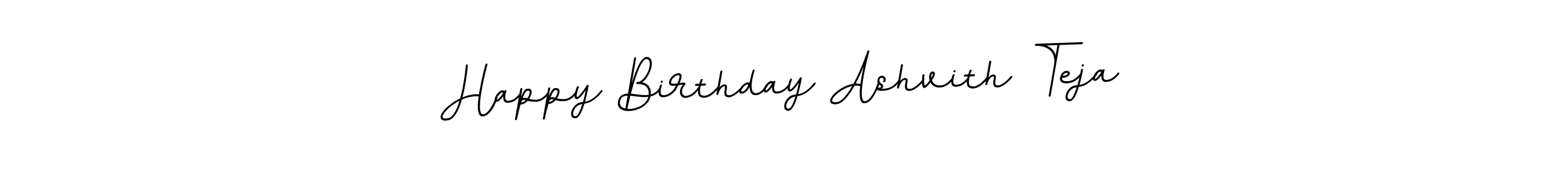 Also we have Happy Birthday Ashvith Teja name is the best signature style. Create professional handwritten signature collection using BallpointsItalic-DORy9 autograph style. Happy Birthday Ashvith Teja signature style 11 images and pictures png