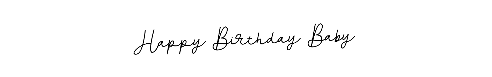 Use a signature maker to create a handwritten signature online. With this signature software, you can design (BallpointsItalic-DORy9) your own signature for name Happy Birthday Baby. Happy Birthday Baby signature style 11 images and pictures png