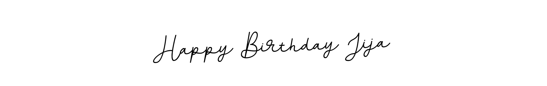 Also You can easily find your signature by using the search form. We will create Happy Birthday Jija name handwritten signature images for you free of cost using BallpointsItalic-DORy9 sign style. Happy Birthday Jija signature style 11 images and pictures png