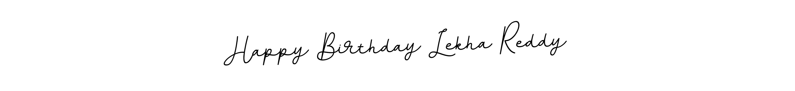 You should practise on your own different ways (BallpointsItalic-DORy9) to write your name (Happy Birthday Lekha Reddy) in signature. don't let someone else do it for you. Happy Birthday Lekha Reddy signature style 11 images and pictures png