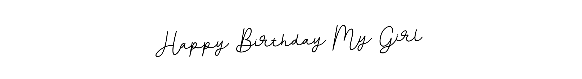 How to make Happy Birthday My Girl signature? BallpointsItalic-DORy9 is a professional autograph style. Create handwritten signature for Happy Birthday My Girl name. Happy Birthday My Girl signature style 11 images and pictures png
