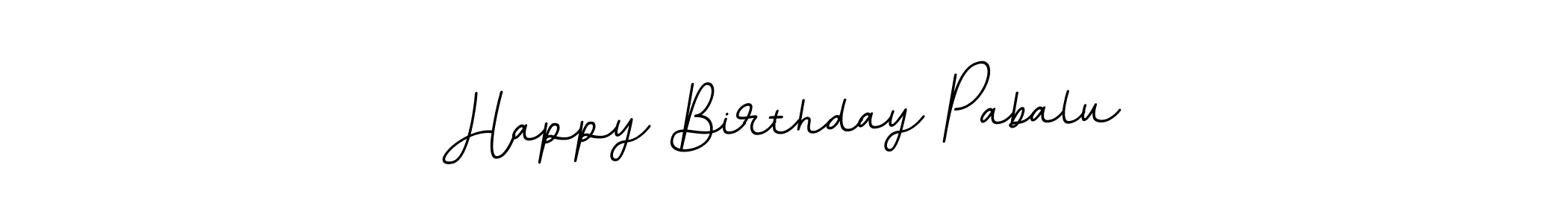 How to make Happy Birthday Pabalu signature? BallpointsItalic-DORy9 is a professional autograph style. Create handwritten signature for Happy Birthday Pabalu name. Happy Birthday Pabalu signature style 11 images and pictures png