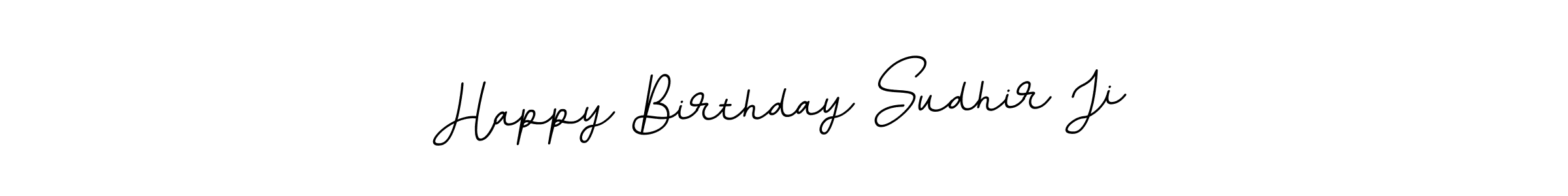 BallpointsItalic-DORy9 is a professional signature style that is perfect for those who want to add a touch of class to their signature. It is also a great choice for those who want to make their signature more unique. Get Happy Birthday Sudhir Ji name to fancy signature for free. Happy Birthday Sudhir Ji signature style 11 images and pictures png