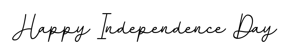 You should practise on your own different ways (BallpointsItalic-DORy9) to write your name (Happy Independence Day) in signature. Don't let someone else do it for you. Happy Independence Day signature style 11 images and pictures png