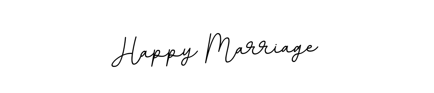 Design your own signature with our free online signature maker. With this signature software, you can create a handwritten (BallpointsItalic-DORy9) signature for name Happy Marriage. Happy Marriage signature style 11 images and pictures png