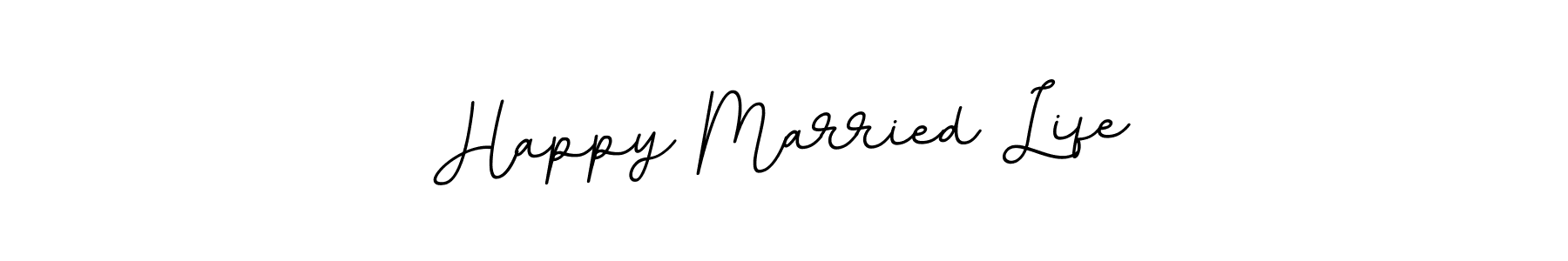 How to make Happy Married Life signature? BallpointsItalic-DORy9 is a professional autograph style. Create handwritten signature for Happy Married Life name. Happy Married Life signature style 11 images and pictures png